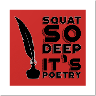 Squat Poetry Posters and Art